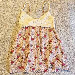 Forever 21 Floral knit top